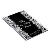 Carnet de Wedding planner de dentelle personnalisé (Côté Droit)