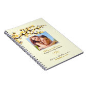 Carnet de wedding planner de fleurs de cerisier (Côté Droit)