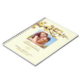 Carnet de wedding planner de fleurs de cerisier (Côté gauche)