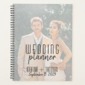 Carnet de Wedding planner photo personnalisé (Devant)