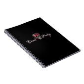 Carnet Dead Pretty Floral Skull Spiral Notebook (Côté Droit)