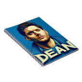 Carnet Dean sur fond bleu (Côté Droit)