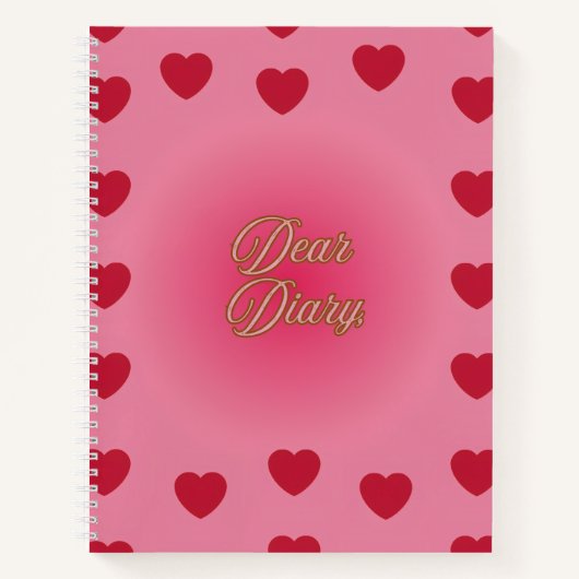 Carnet "Dear Diary" Spiral Notebook  (Devant)