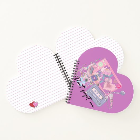Carnet Dear Memories – Pink Y2K Nostalgic Notebook (Intérieur)