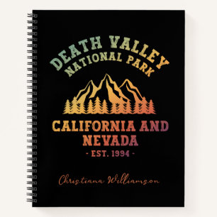 Carnet Death Valley National Park USA Gradient