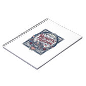 Carnet Débardeur graphique vectoriel de jardin de campagn (Côté gauche)