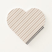 Carnet Débit diagonal Terre chaude (Dos)