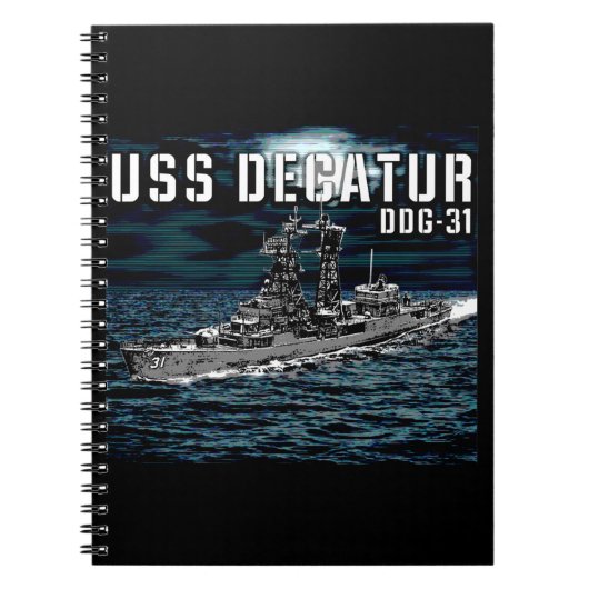 Carnet Décatur, destroyer de missiles guidés (Devant)
