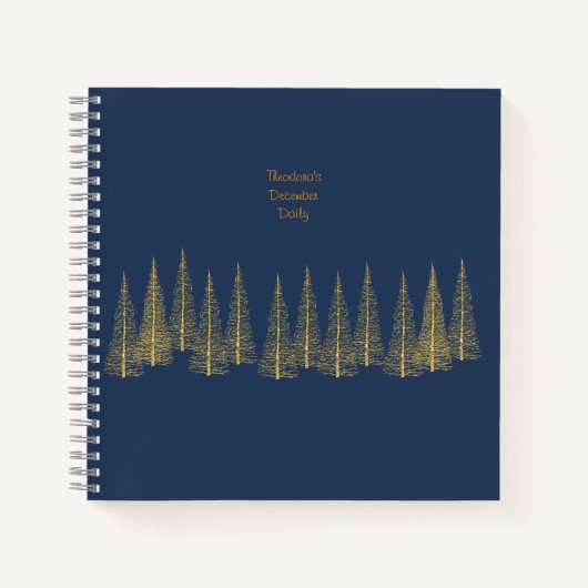 Carnet Décembre Quotidien Scrapbook Album Classeur (Devant)