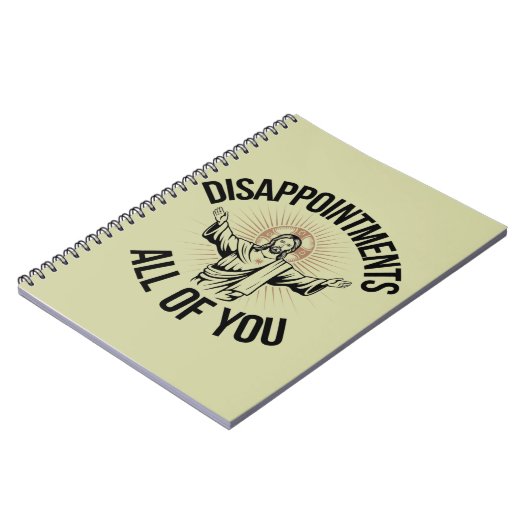 Carnet Déceptions Sarcastique Vous Tous Chrétiens (Côté gauche)