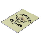 Carnet Déceptions sarcastiques vous tous chrétiens (Côté gauche)
