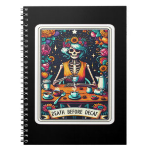 Carnet Décès avant la collecte de la carte Tarot Decaf