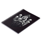 Carnet Décès avec crâne (Côté gauche)