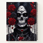 Carnet Décès et Roses (Dos)