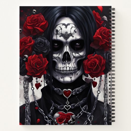 Carnet Décès et Roses (Dos)