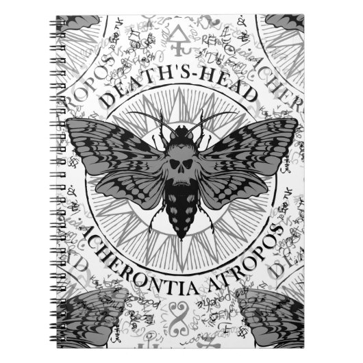 Carnet décès tête moth (Devant)