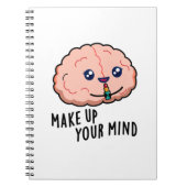 Carnet Décidez-vous Cerveau Drôle Jeu de Mots  (Devant)