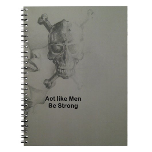 Carnet Déclaration audacieuse : Agissez Comme Des Hommes, (Devant)