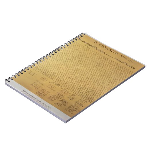 Carnet Déclaration d'indépendance (Côté gauche)