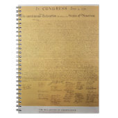 Carnet Déclaration d'indépendance (Devant)