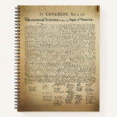 Carnet Déclaration d'indépendance (Devant)