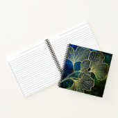 Carnet Déco feuille or (Intérieur)