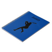 Carnet D'ÉCOLE DE BASEBALL AVEC NOM PERSONNALISÉ. (Côté gauche)