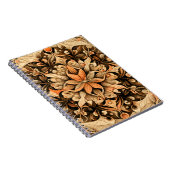 Carnet Décor Brown orange beige Arrière - plan esthétique (Côté Droit)