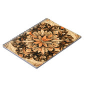 Carnet Décor Brown orange beige Arrière - plan esthétique (Côté gauche)