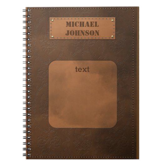 Carnet Décor de Leather (Devant)