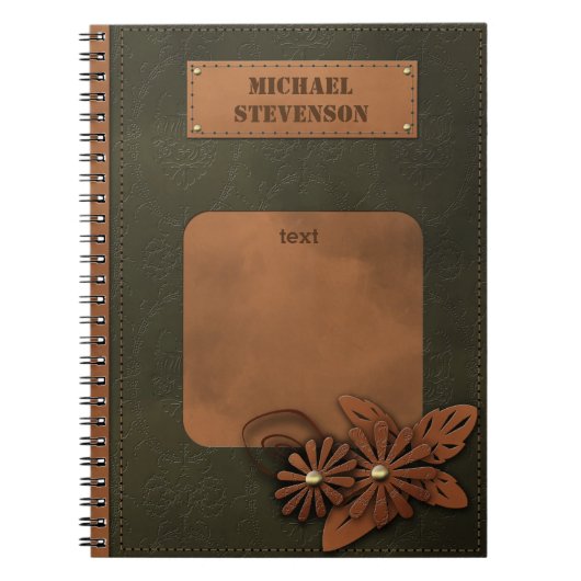 Carnet Décor de Leather (Devant)