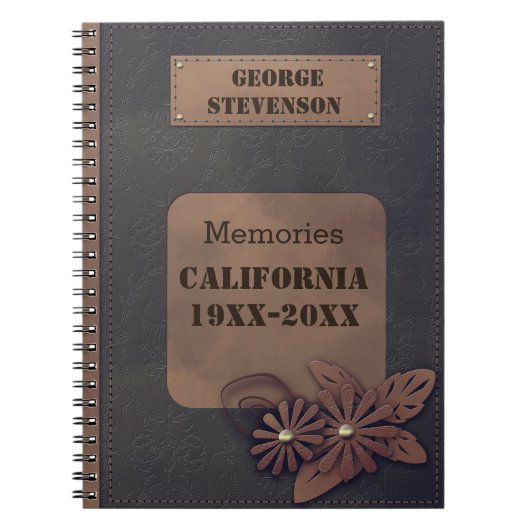 Carnet Décor de Leather (Devant)