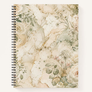 Carnet Décor de maison élégant Cottagecore en marbre bota