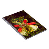 Carnet Décor de Noël avec fond d'arbre de Noël (Côté Droit)