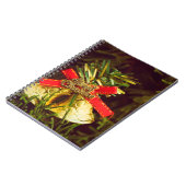 Carnet Décor de Noël avec fond d'arbre de Noël (Côté gauche)