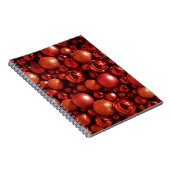 Carnet Décor de Noël Baubles rouges (Côté Droit)