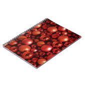 Carnet Décor de Noël Baubles rouges (Côté gauche)