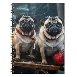 Carnet Décor de Noël carlin Snowy Sleigh