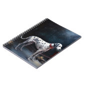 Carnet Décor de Noël Dalmatien Snowy (Côté gauche)