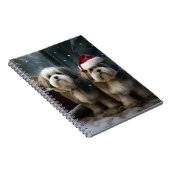 Carnet Décor de Noël Malti tzu Snowy Sleigh (Côté Droit)