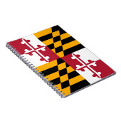 Carnet Décor du drapeau de l'État du Maryland (Côté Droit)