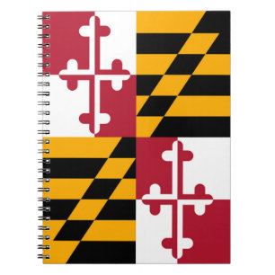 Carnet Décor du drapeau de l'État du Maryland