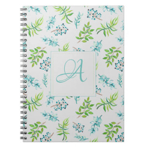 Carnet Décor Mariage Fleur sauvage bleu bleu
