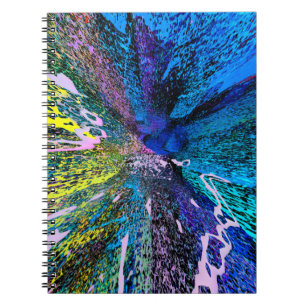 Carnet Décor mural de peinture moderne. dessin Abstrait b