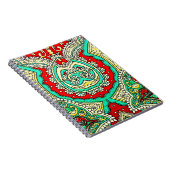 Carnet Décor néon arabesque : style années 80. (Côté Droit)