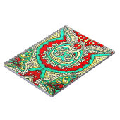 Carnet Décor néon arabesque : style années 80. (Côté gauche)