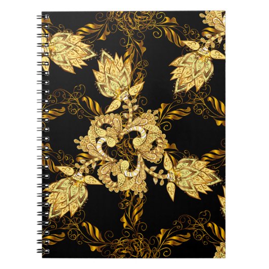 Carnet Décor oriental sans charme dans le style baroque (Devant)