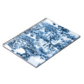 Carnet Décor romantique en tuiles bleues portugaises (Côté gauche)