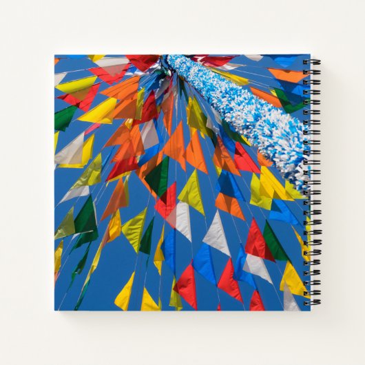 Carnet Décoration du drapeau triangle (Dos)