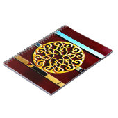 Carnet Décoration or (Côté gauche)